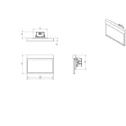 RP-Technik - Sicherheitsleuchte LED-Rettungszeichenleuchte AIR403SC-AZ EB 3h, SC, anthr