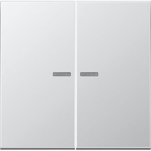 Jung - Bussystem-Tastsensor KNX RF Taster 2fach AL 10921 ST RF Aluminium AlMg1 Natu