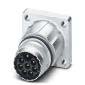 Phoenix Contact - Rundsteckverbinder, feldkonfektionierbar (Industriesteckverbinder) Gerätesteckverbinder ST-7EP1N8AW500S Vorderwand