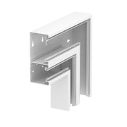 OBO Bettermann - Flachwinkel für Geräteeinbaukanal Flachwinkel GS-DFF70170RW fallend asymmetrisch