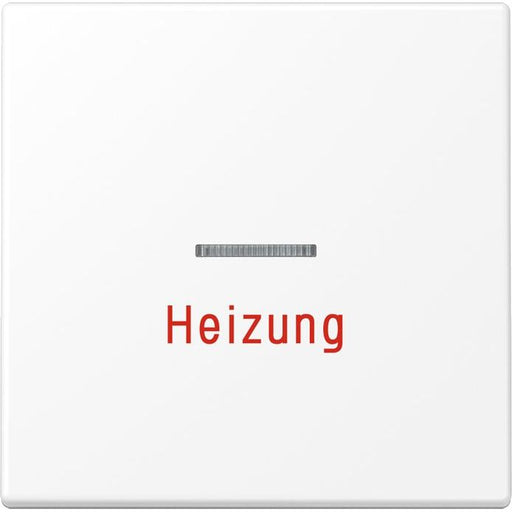 Jung - Abdeckung/Bedienelement für Installationsschalterprogramme Wippe 1-fach LS 990 H WWM schneeweiß matt