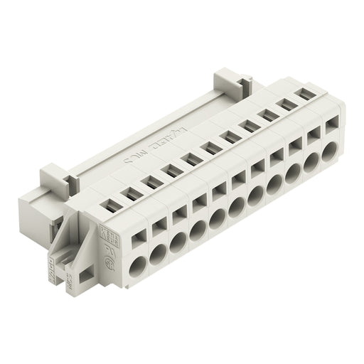WAGO - Kabelsteckverbinder für Leiterplattensteckverbinder 1-Leiter-Stiftleiste 721-611/019-000 CAGECLAMP,2,5mm²,lgr − 25 Stück