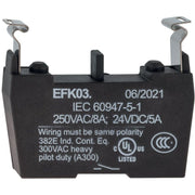 Schmersal - Hilfsschalterblock Kontaktelement EFK03.2