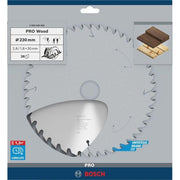Bosch - Kreissägeblatt PRO Wood Kreissägeblatt, 2608640628 230 x 2,8 x 30 mm