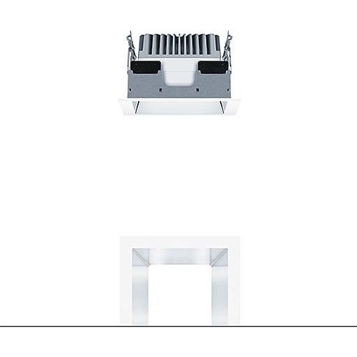 Zumtobel Group - Downlight/Strahler/Flutlicht LED - Deckeneinbauleuchte PANOS EVO #60815915 Q140H 840 230V AL WH