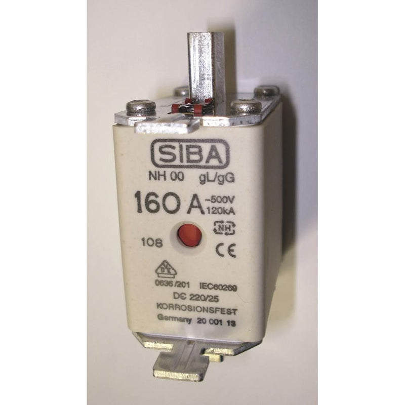 Siba - Messersicherung NH-Sicherungseinsatz 2000513.200 200A NH3/2 gG 500V − 3 Stück