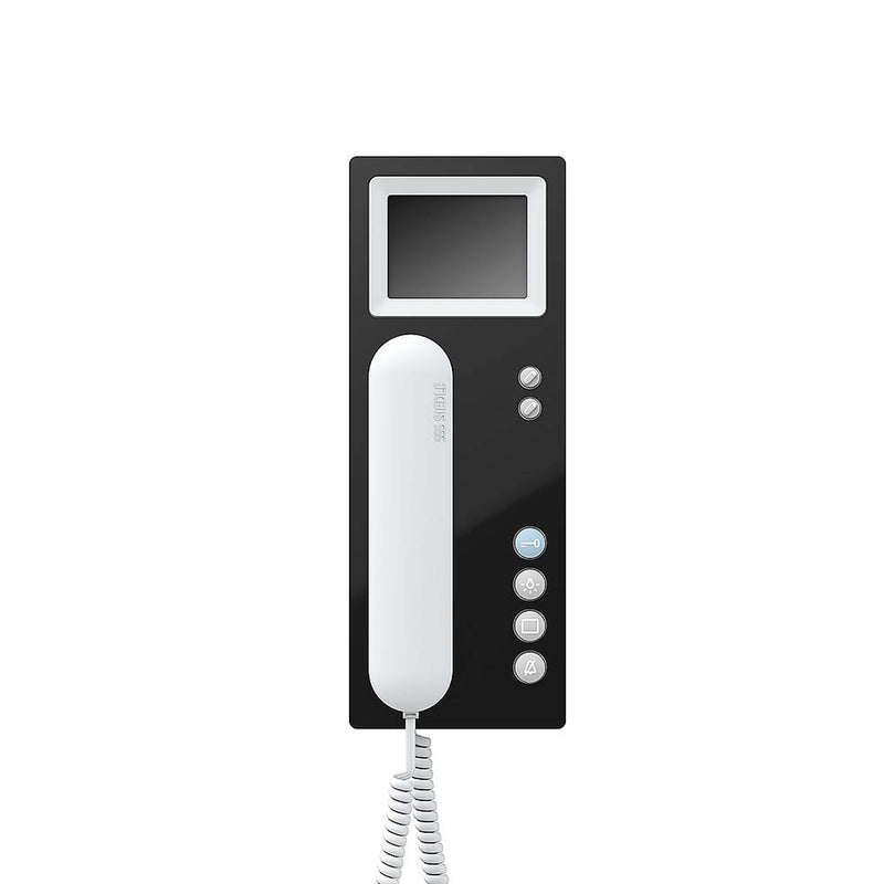 Siedle&Söhne - Innenstation für Türkommunikation Bus-Telefon Standard BTSV 850-03 SH/W Farbmonitor swhgl/ws