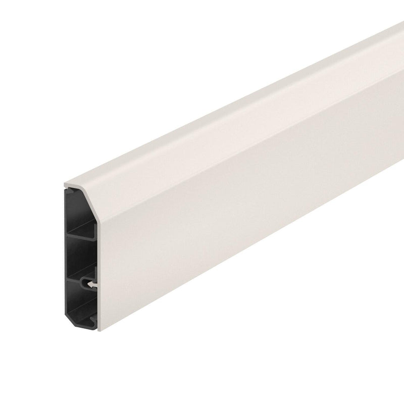 Rehau - Sockelleistenkanal komplett SL Kanal SL 2070 cws 20/70 cws − 2 Meter