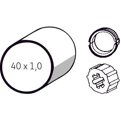 Somfy - Zubehör/Ersatzteile für Tor-/Rollladenantriebe Adapter 9132143 LS 40 40x1,0 − 1 Stück