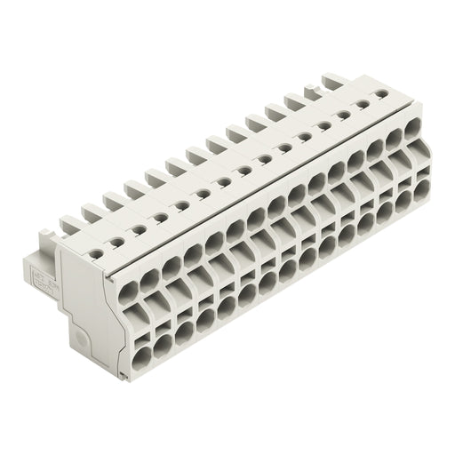 WAGO - Kabelsteckverbinder für Leiterplattensteckverbinder 2-Leiter-Federleiste 721-2115/026-000 CAGECLAMP,2,5mm²,lgr − 25 Stück