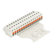 WAGO - Kabelsteckverbinder für Leiterplattensteckverbinder 1-Leiter-Federleiste 2721-115/026-000/136 Push-inCAGECLAMP,lgr − 100 Stück