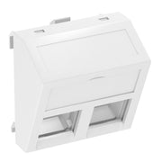 OBO Bettermann - Einsatz/Abdeckung für Kommunikationstechnik Datentechnikträger DTS-02C RW1 45x45mm rws