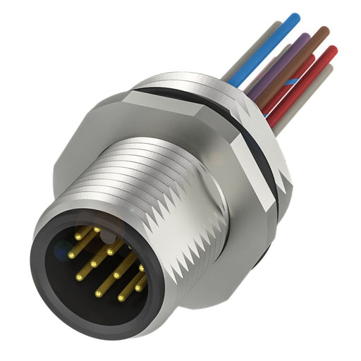 Balluff - Rundsteckverbinder, feldkonfektionierbar (Industriesteckverbinder) Flanschsteckverbinder BCC M45C-000#BCC0E5C − 1 S
