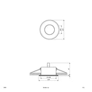 EVN Lichttechnik - Downlight/Strahler/Flutlicht NV EB-Leuchte 655 001 ws 12V 50W GX5,3