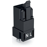 WAGO - Leiterplattensteckverbinder Stecker für Leiterplatten 890-812 2-polig,schwarz − 100 Stück