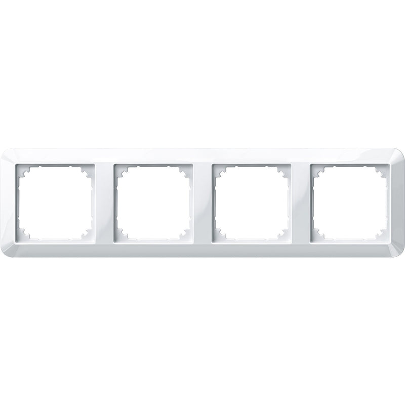 Merten - Abdeckrahmen Rahmen 4f.pws/gl 389419 waage/senkrecht
