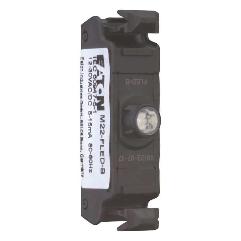 Eaton - Lampenfassungsblock für Befehls- und Meldegeräte LED-Element M22-FLED-B flach, blau − 20 Stück