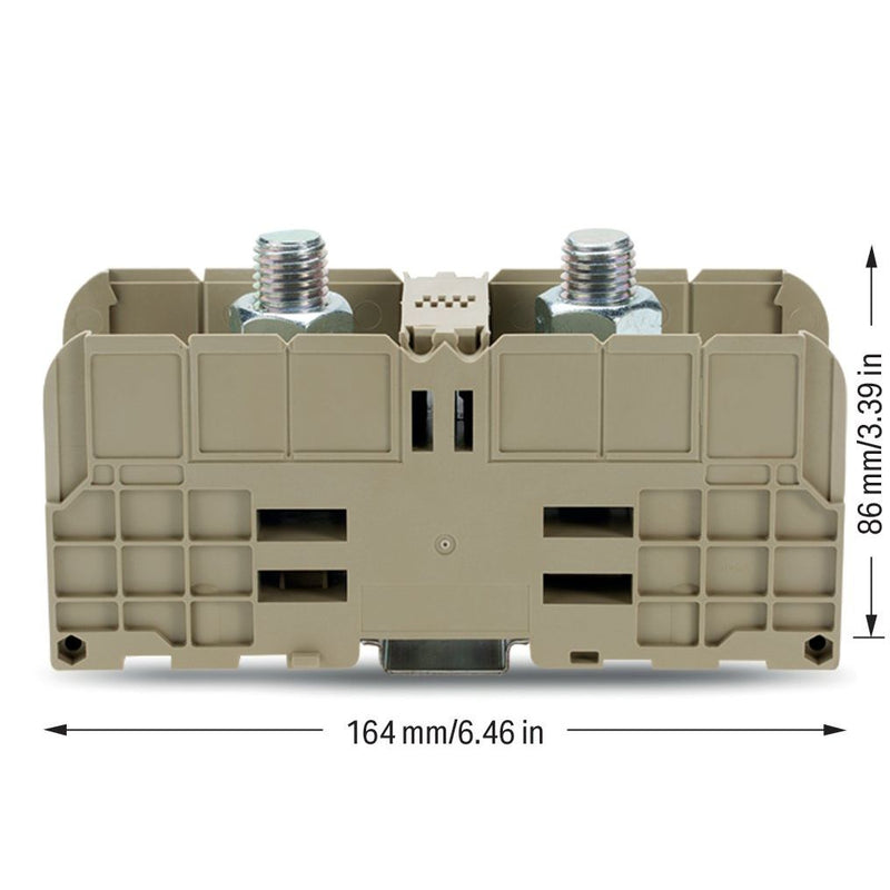 WAGO - Durchgangs-Reihenklemme Bolzenklemme 884-3000 300 mm² − 5 Stück