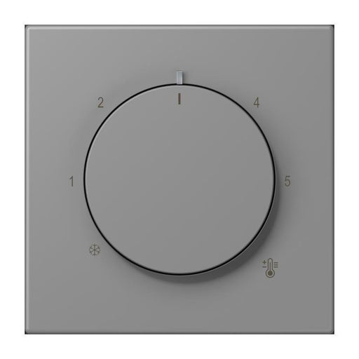 Jung - Abdeckung/Bedienelement für Installationsschalterprogramme Abdeckung für Thermostat LC 1749 BF 203 gris 31 (32011)