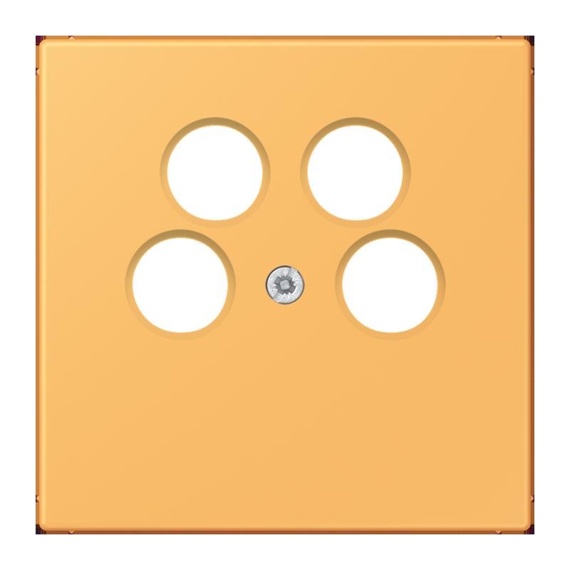Jung - Einsatz/Abdeckung für Kommunikationstechnik Abdeckung für SAT-TV LC 990-4 SAT2 254