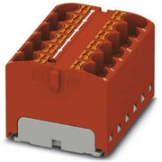 Phoenix Contact - Durchgangs-Reihenklemme Verteilerblock PTFIX 12X4 RD 32A, 0,2-6qmm, rot − 8 Stück