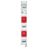 GSAB Elektrotechnik - CEE-Steckdosen-Kombination (IEC 60309) GSA Systemleiste 99.00.-023 185mm, 2xCEE32