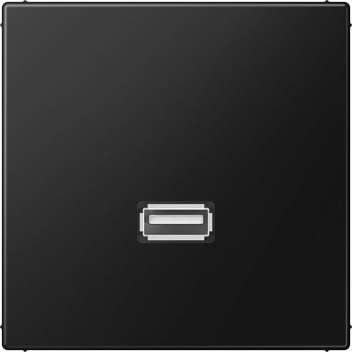 Jung - Multifunktions-Anschlussdose Multimedia-Anschlusssystem MA LS 1122 SWM graphitschwarz matt