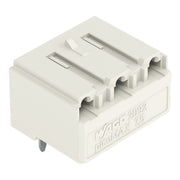 WAGO - Leiterplattensteckverbinder THT-Federleiste abgewink. 2092-3323 7,5mm,lichtgrau − 100 Stück