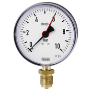 Wika Wiegand - Rohrfedermanometer Rohrfedmano 111.10.080 CU 9022287 1,6 bar G1/2B