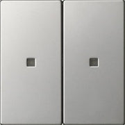 Gira - Abdeckung/Bedienelement für Installationsschalterprogramme Wippe 2f. 5369600 S3000 unbedruckt eds