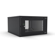 Enoc - Netzwerkgehäuse 19" Basic Wandschrank W3 6-6-VD-S 6HE, 600mm Tief, sw