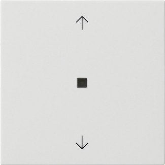 Gira - Abdeckung/Bedienelement für Installationsschalterprogramme Wippe 1-fach 538803 Reinweiß