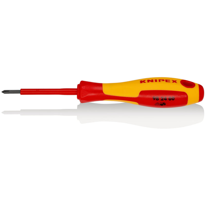 Knipex - Kreuzschlitz-Schraubendreher Kreuzschlitz-Schraubendr. 98 24 00 Phillips, 162mm