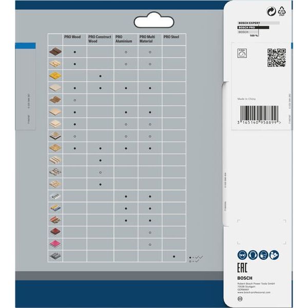 Bosch - Kreissägeblatt PRO Aluminium cordless 2608837768 Kreissägeblatt 184 x
