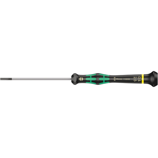 Wera - Schlitz-Schraubendreher Elektron. Schraubendreher 118008 0,40x2,5x80mm