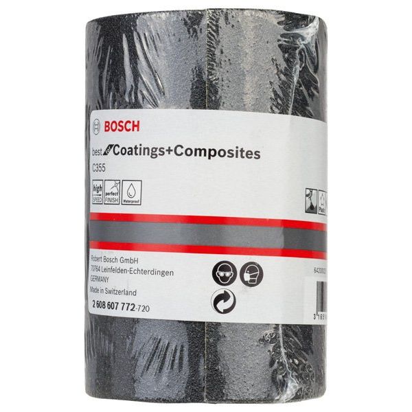 Bosch - Schleifpapier/Schleifvlies PRO C355 Schleifrolle, 2608607772 93 mm, 5 m, G120