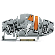 WAGO - Trenn- und Messtrenn-Reihenklemme Trennklemme 282-811 2-L., orange 6qmm