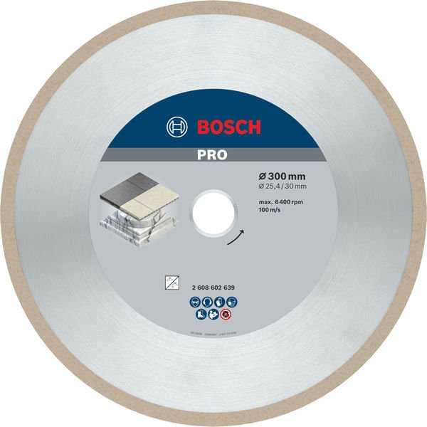 Bosch - Trenn-/Schleifscheibe Diamanttrennscheibe 2608602639 PRO Ceramic