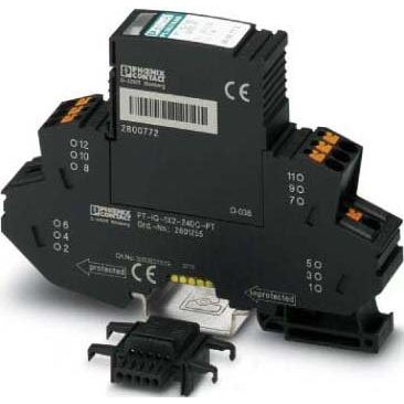 Phoenix Contact - Überspannungsableiter für Informations-/MSR-Technik Überspannungsschutz-Gerät PT-IQ-2X1-24DC-PT für 2 Signaladern