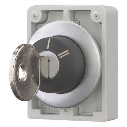 Eaton - Frontelement für Wahlschalter Schlüsseltaste Flat Front M30C-FWRS-X95 rastend 2 Stellungen