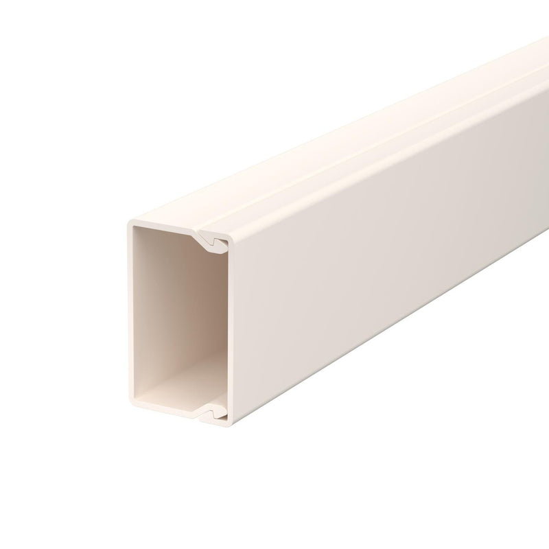 OBO Bettermann - Leitungsführungskanal Wand+Deckenkanal WDK25040CW 25x40mm,PVC − 2 Meter