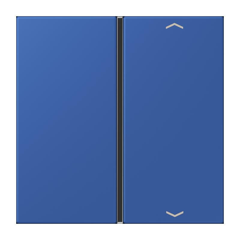 Jung - Abdeckung/Bedienelement für Installationsschalterprogramme Taste 1fach m. Pfeilsymb. LC 401 TSAP 253 bleu outremer 59
