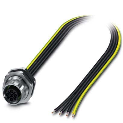 Phoenix Contact - Rundsteckverbinder, feldkonfektionierbar (Industriesteckverbinder) Einbausteckverbinder SACC-DSI-M12#1411598