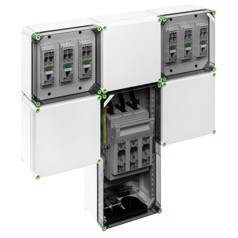 Spelsberg - Sicherungslasttrennschalter mit Gehäuse GTI Wechselrichtersammler GWS 7220 NH 400V AC, IP65