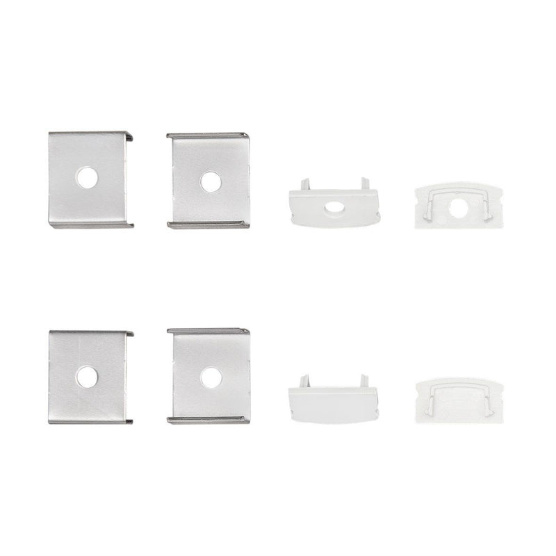 Nobile - Zubehör/Ersatzteile für Lichtschlauch/-band Ersatzkit für Alu U-Profil 5011148805 weiß − 1 Stück