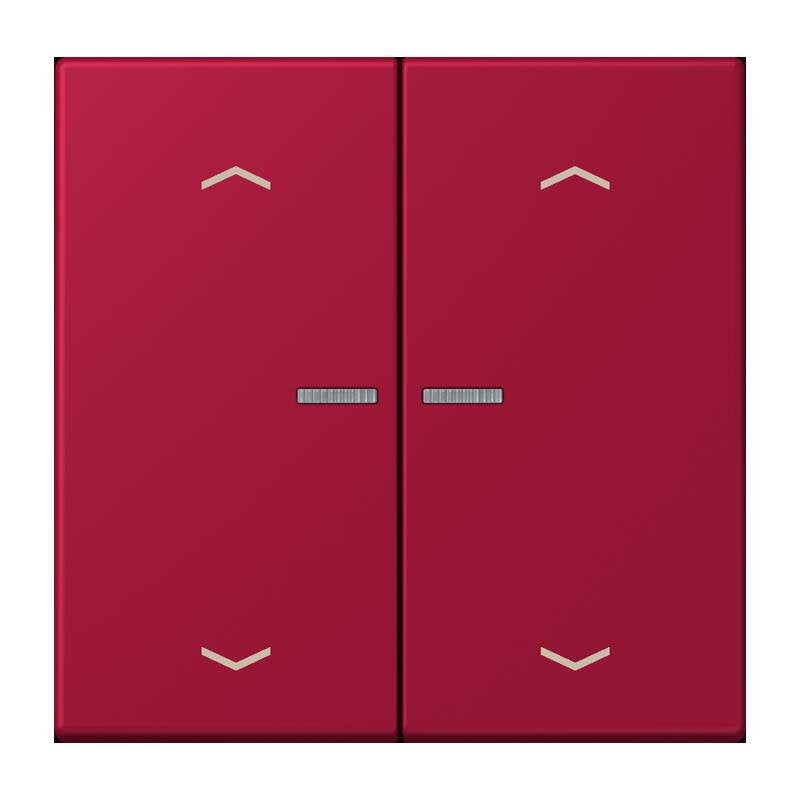 Jung - Bedienelement intelligent Taster mit Pfeilsymbolen BT LC 17102 P 229 rouge carmin
