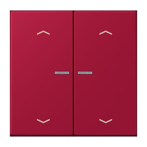 Jung - Bedienelement intelligent Taster mit Pfeilsymbolen BT LC 17102 P 229 rouge carmin