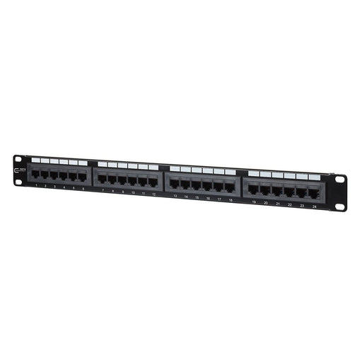 Metz Connect - Patchpanel Kupfer Patchfeld 130A08-AP29-E UTP 24 Port 1HE LSA