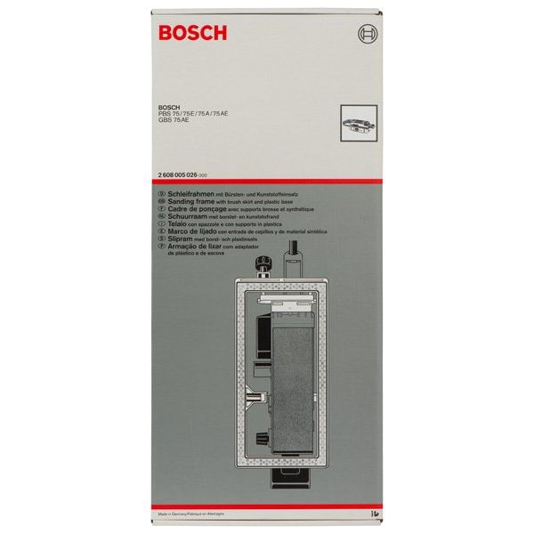 Bosch - Systemzubehör für Schleifen/Polieren (Akku/elektrisch/Druckluft) Schleifrahmen für PBS 75 2608005026 A/AE, GBS 75 A/AE