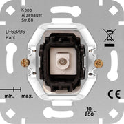 Kopp - Installationsschalter Kontrollschalter 504600007 250V Aus Wechsel − 10 Stück